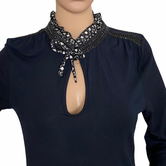 FRACOMINA Italy Women’s Fashion Mini Dress Blue ALSU00549 - Picture 2 of 8